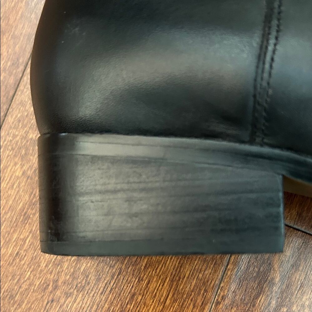 Frankie4 “Nina” Black Leather Pointed Toe Ankle Boots, Size 11 - Picture 8 of 15